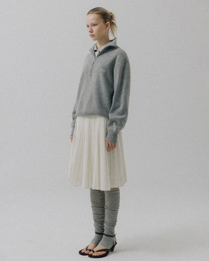 Atelier Edition | Stitch Pleat Skirt - Ivory