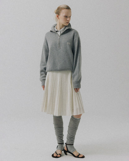 Atelier Edition | Stitch Pleat Skirt - Ivory