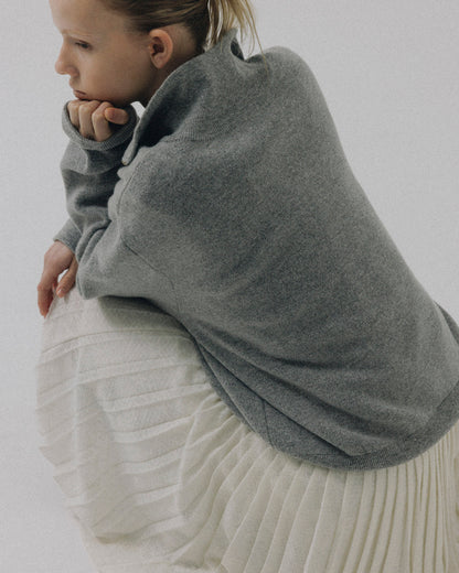 Atelier Edition | Stitch Pleat Skirt - Ivory