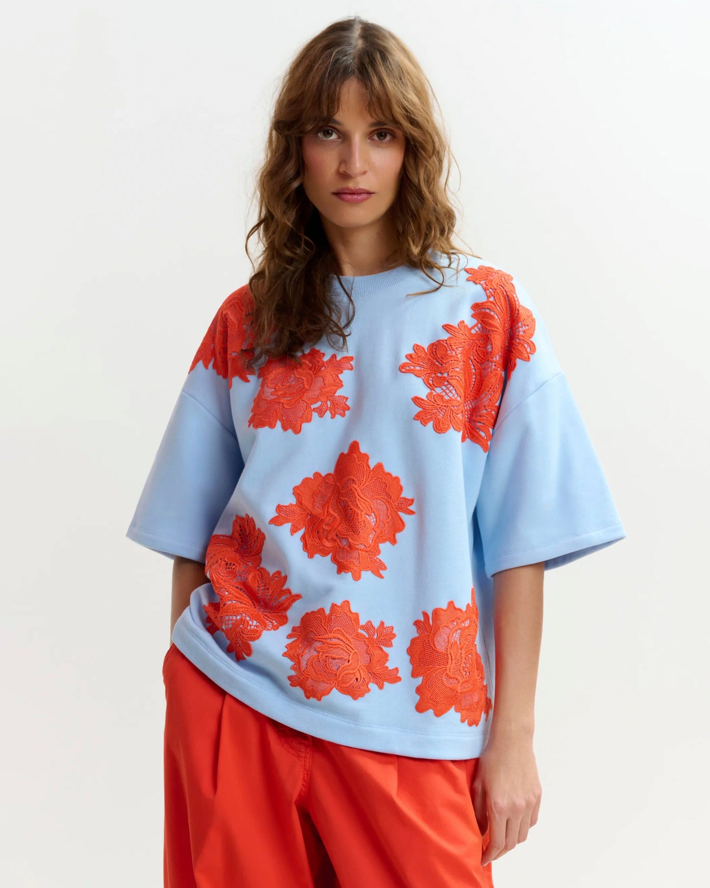 Essentiel Antwerp | Jista T-Shirt - Relaxed Cotton Jersey Lake-View