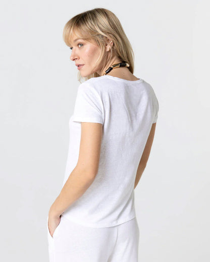 Majestic | Boatneck Jersey Tee - White