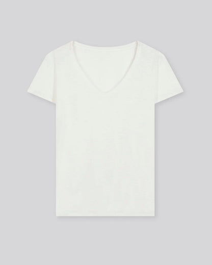 Majestic | Boatneck Jersey Tee - White