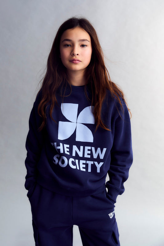 Aw25wswt6c69 Society Sweatshi Washed-Grey