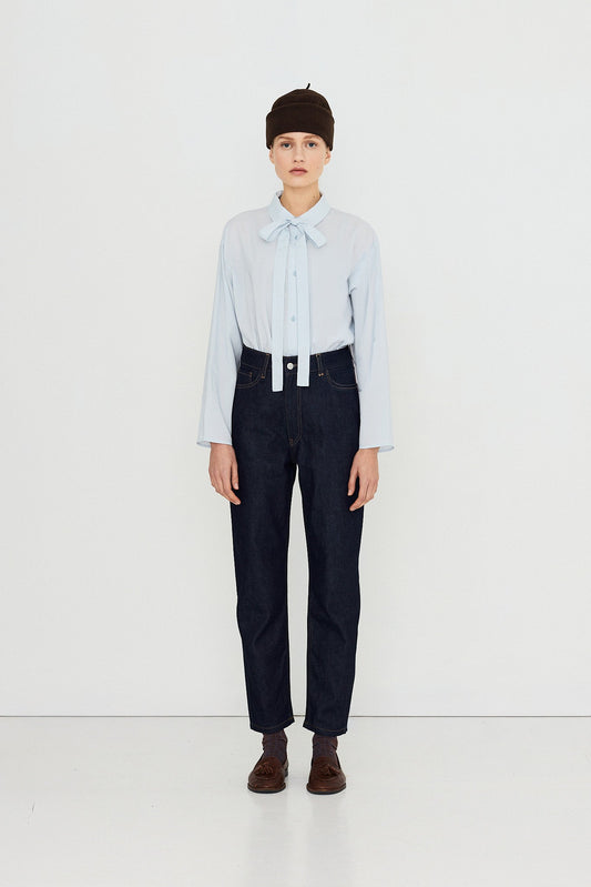 THE TINY BIG SISTER-669 BOW NECK SHIRT-PRETTY BLUE_04.jpg