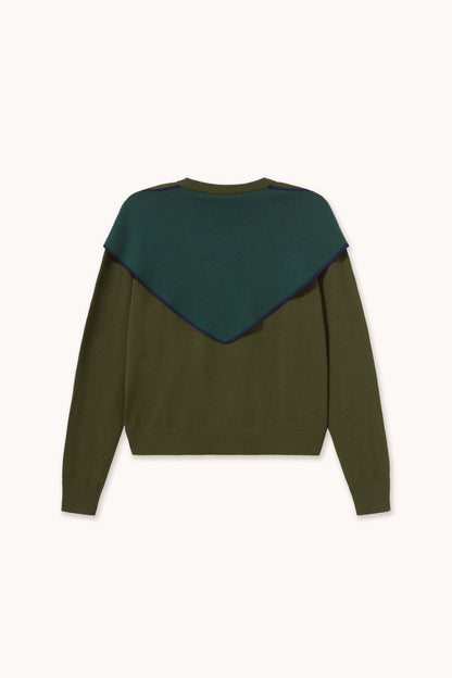 THE TINY BIG SISTER-669 CON SCARF LARA CARDIGAN-DARK KHAKI_02.jpg