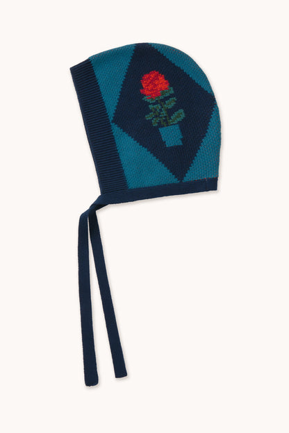 THE TINY BIG SISTER-669 D FLOWERS BONNET-NAVY_01.jpg