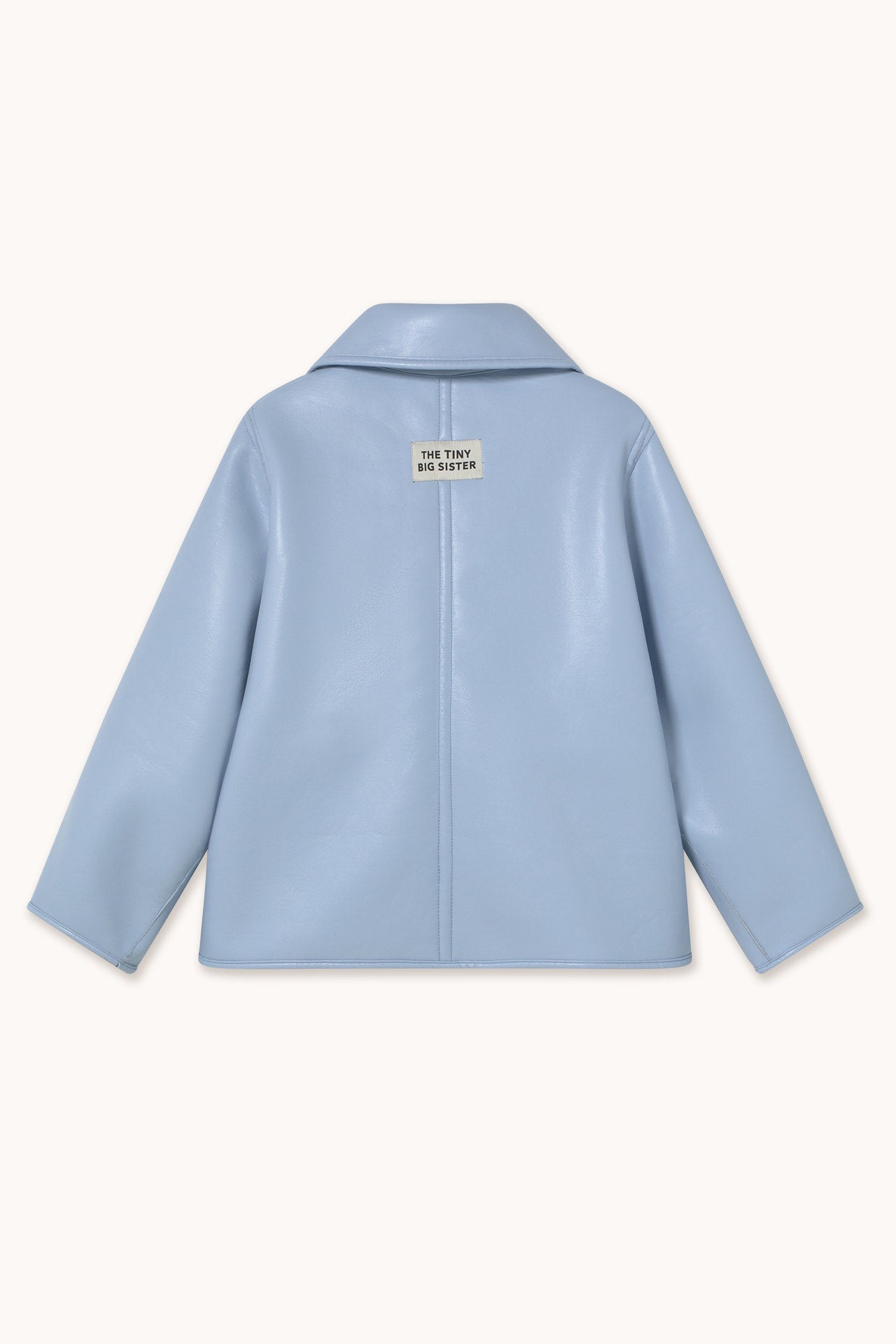 Jacket Faux Fur Coat Denim-Blue