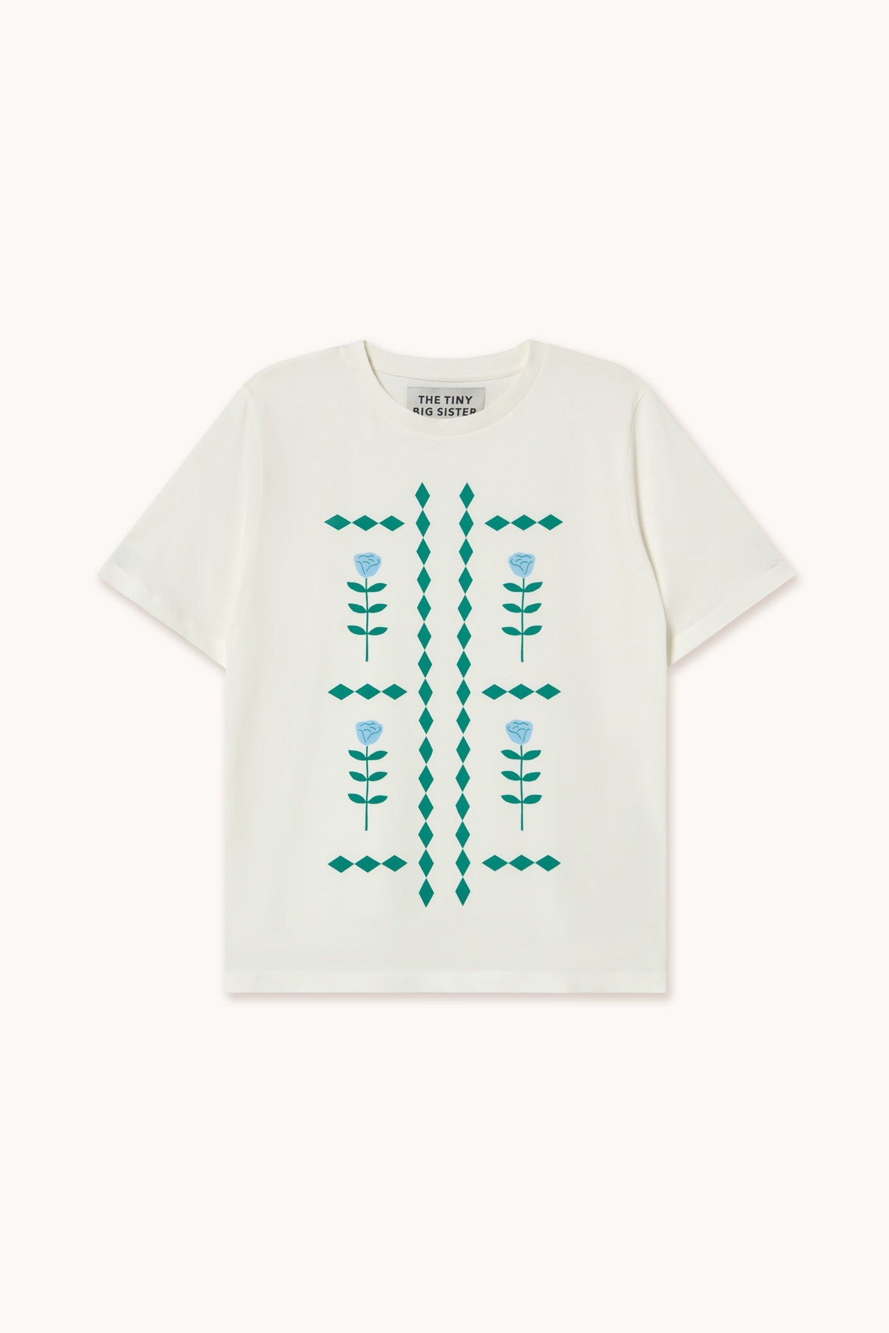 THE TINY BIG SISTER-669 FLOWERS TEE-OFF WHITE_01.jpg