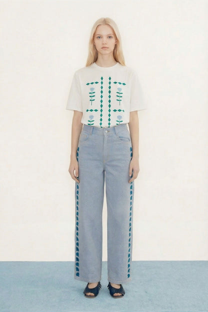 THE TINY BIG SISTER-669 FLOWERS TEE-OFF WHITE_02.jpg