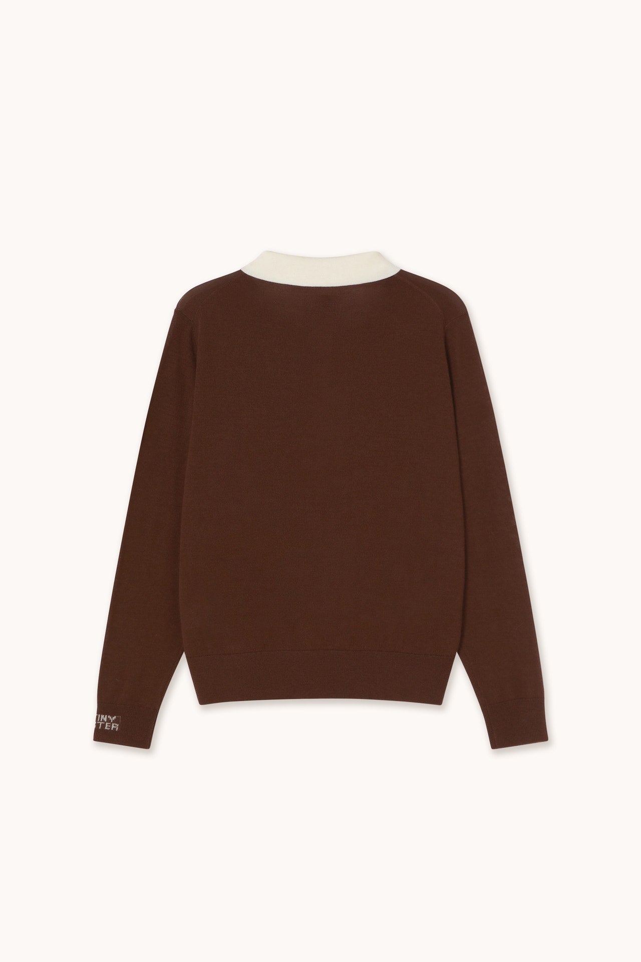 Aw25-677 Frank Cont Swea Chocolate
