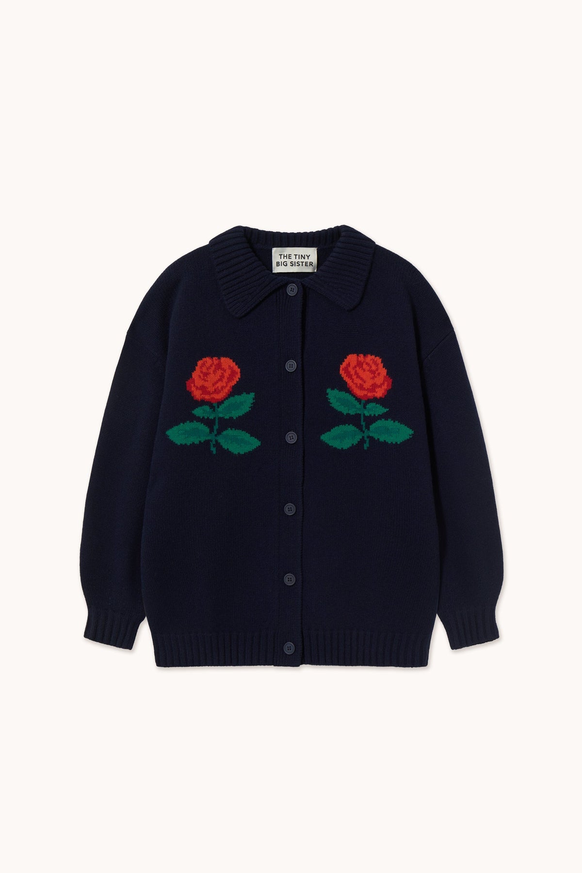 THE TINY BIG SISTER-669 ROSES OVERSIZED CARDIGAN-NAVY_01.jpg