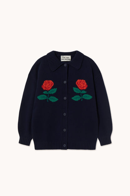 THE TINY BIG SISTER-669 ROSES OVERSIZED CARDIGAN-NAVY_01.jpg