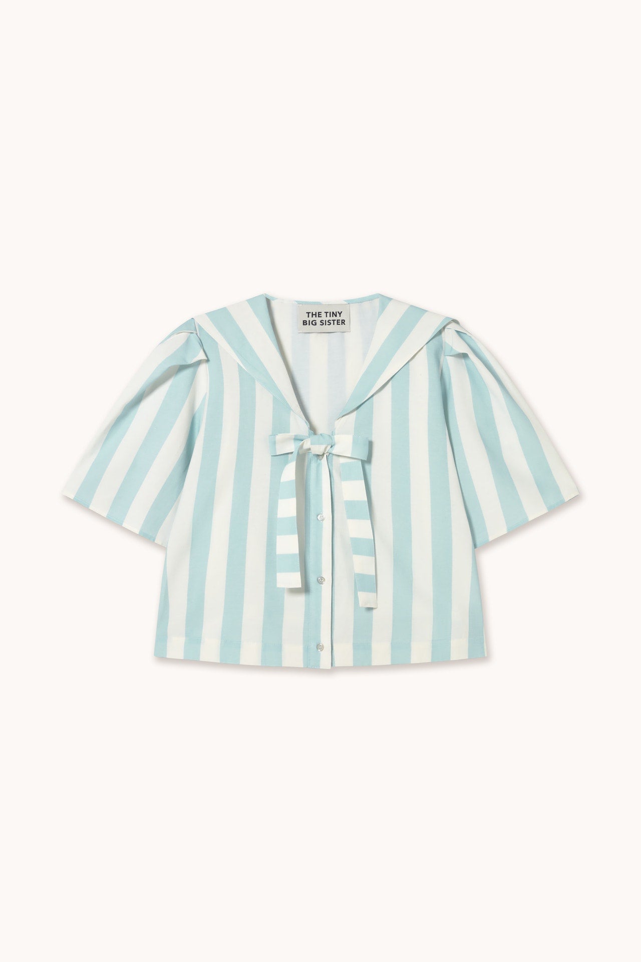 Blouse Sailor Neck Blou Pretty-Blue
