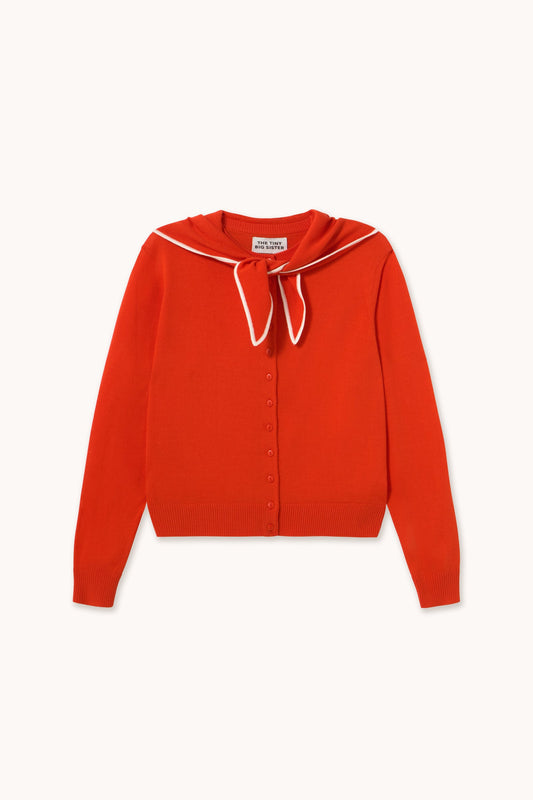 THE TINY BIG SISTER-669 SCARF NECK LARA CARDIGAN-DARK RED_01.jpg