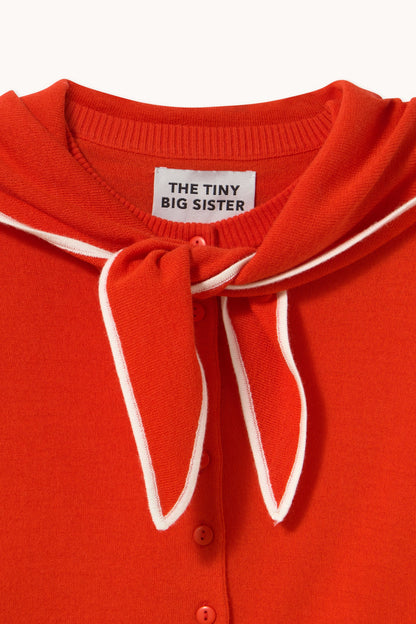 THE TINY BIG SISTER-669 SCARF NECK LARA CARDIGAN-DARK RED_03.jpg