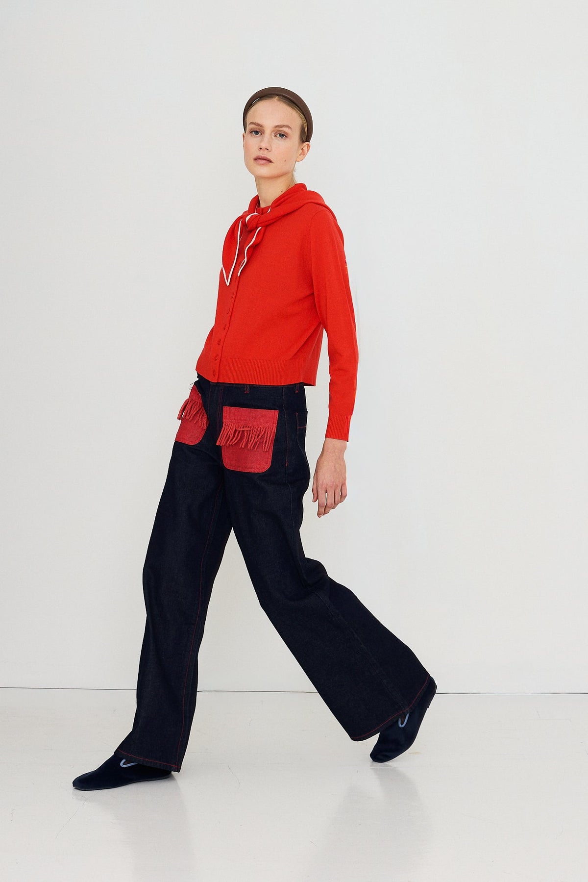 THE TINY BIG SISTER-669 SCARF NECK LARA CARDIGAN-DARK RED_07.jpg
