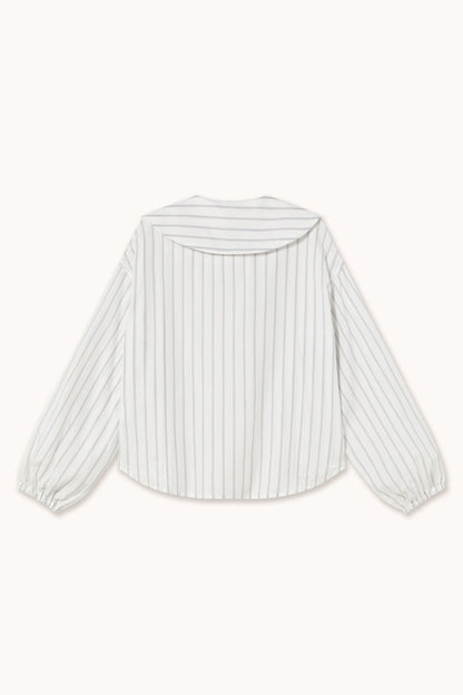 Aw25-622 Striped Shirt Off-White
