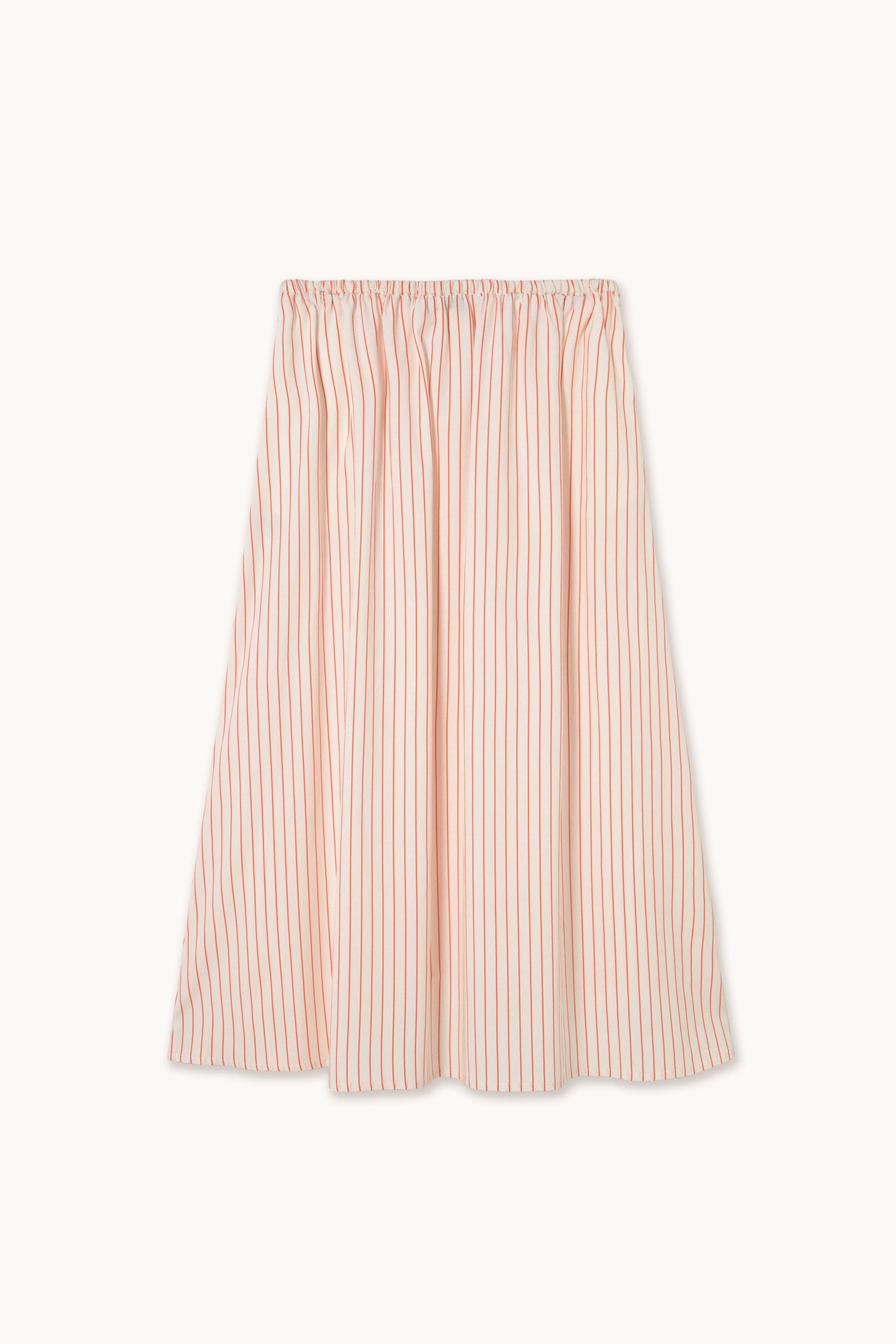 Skirt Stripes Bow Skir Off-White