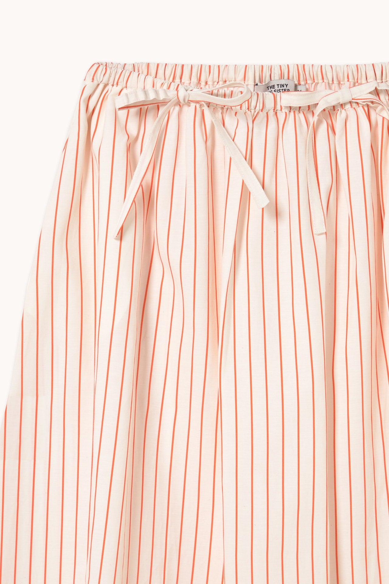 Skirt Stripes Bow Skir Off-White