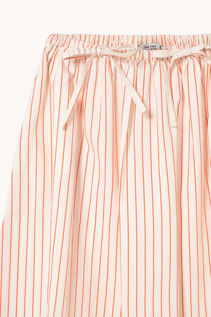 Skirt Stripes Bow Skir Off-White