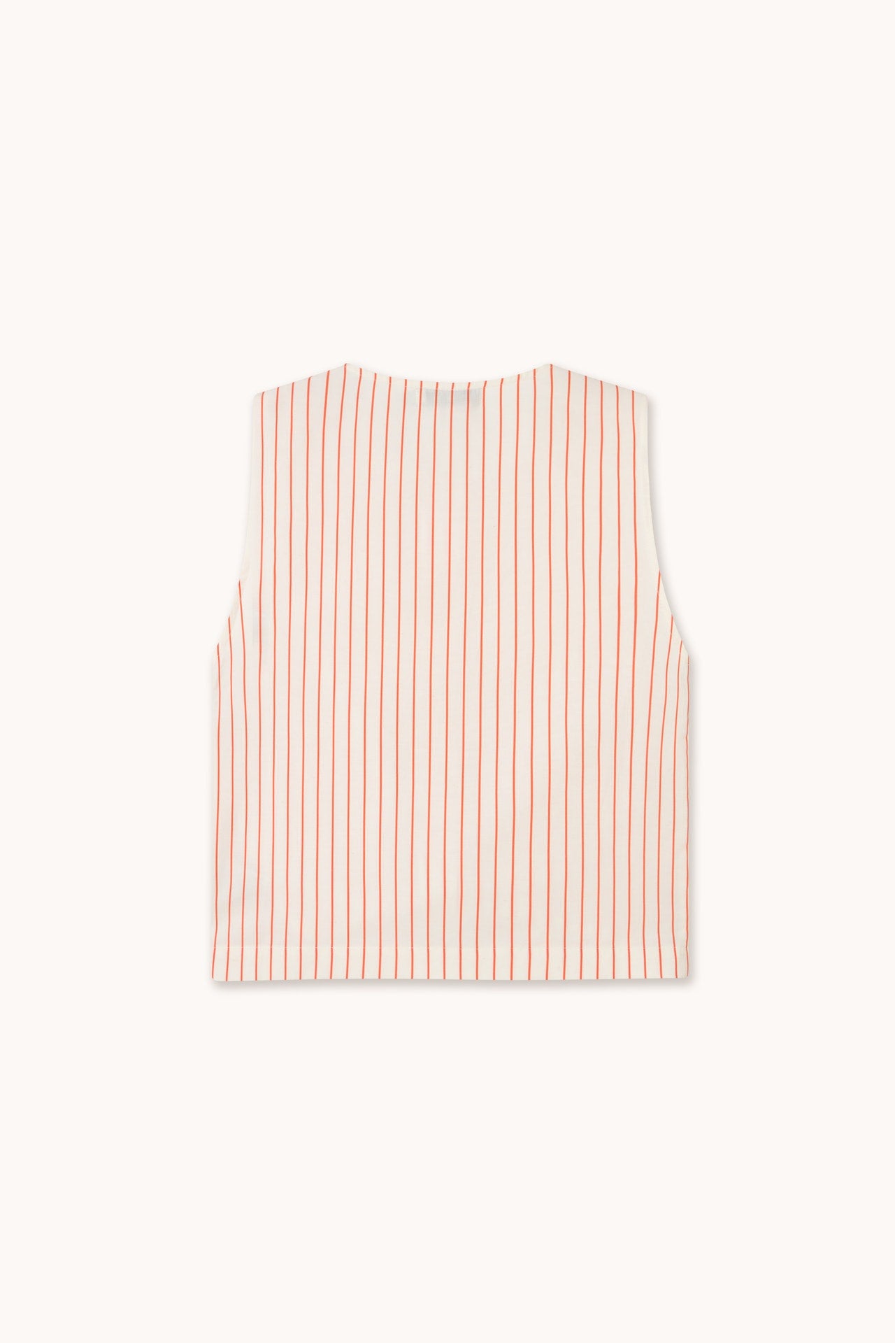 Gilet Stripes Bow Vest Off-White
