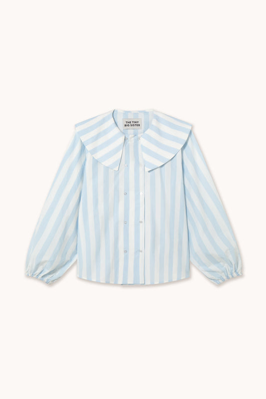 THE TINY BIG SISTER-669 STRIPES DOUBLE B BLOUSE-OFF WHITE PRETTY BLUE_01.jpg