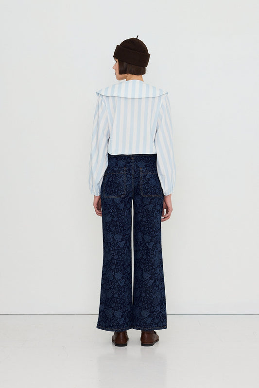THE TINY BIG SISTER-669 STRIPES DOUBLE B BLOUSE-OFF WHITE PRETTY BLUE_05.jpg