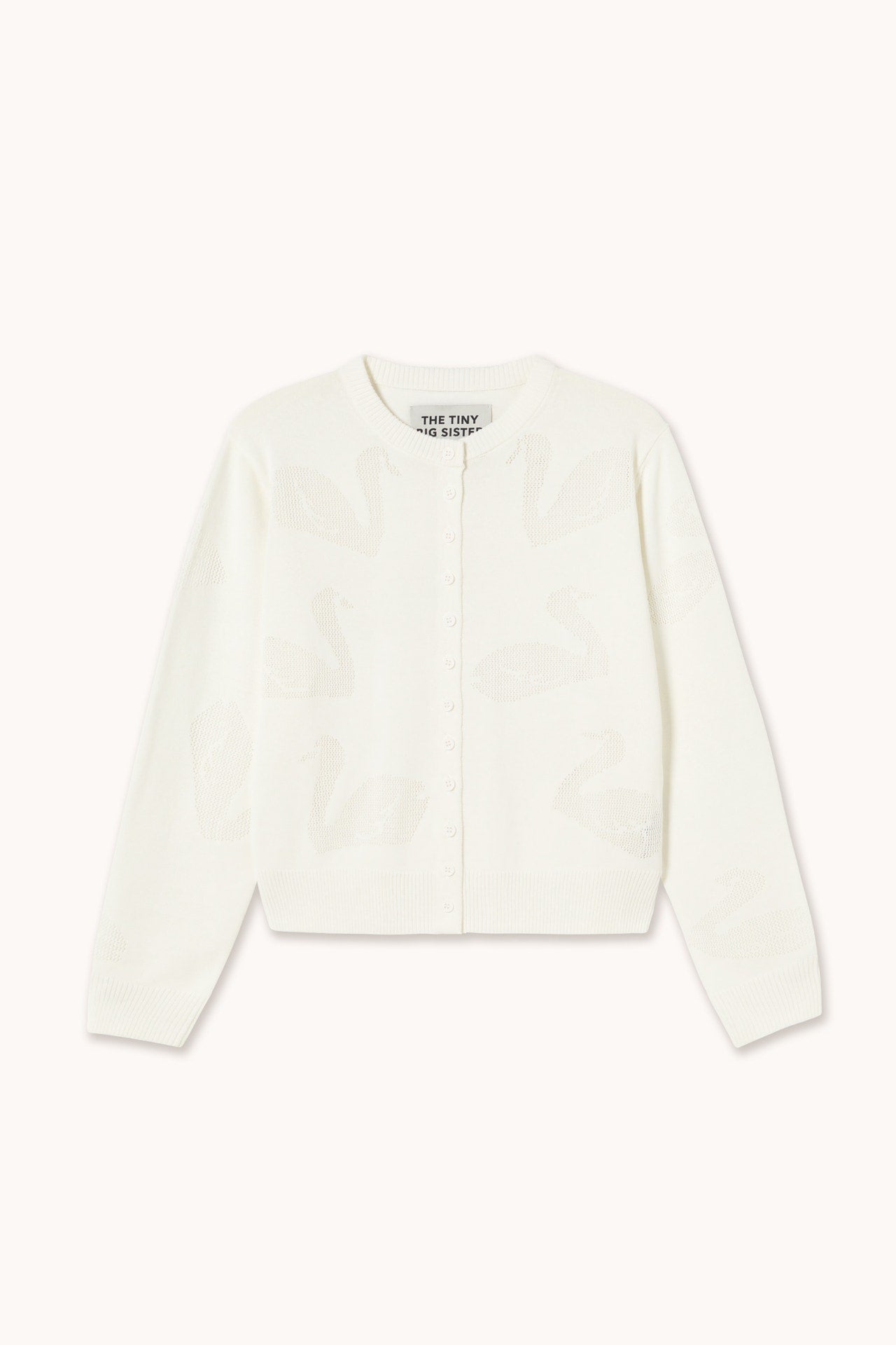 THE TINY BIG SISTER-669 SWANS LARA CARDI-OFF WHITE_01.jpg