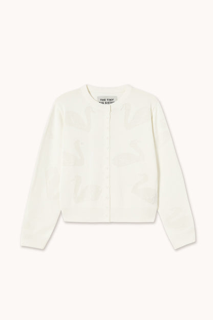 THE TINY BIG SISTER-669 SWANS LARA CARDI-OFF WHITE_01.jpg