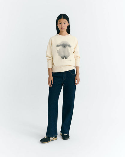 Sweatshirt Bonnie Bonnie Cloud She White