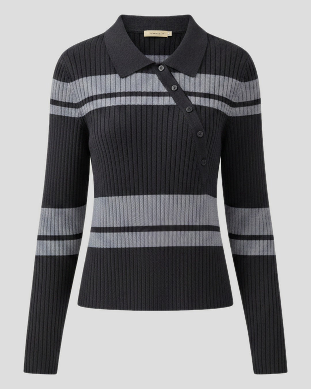 THINKING MU | Dante  Sweatshirt - Relaxed Cotton Jersey Grey