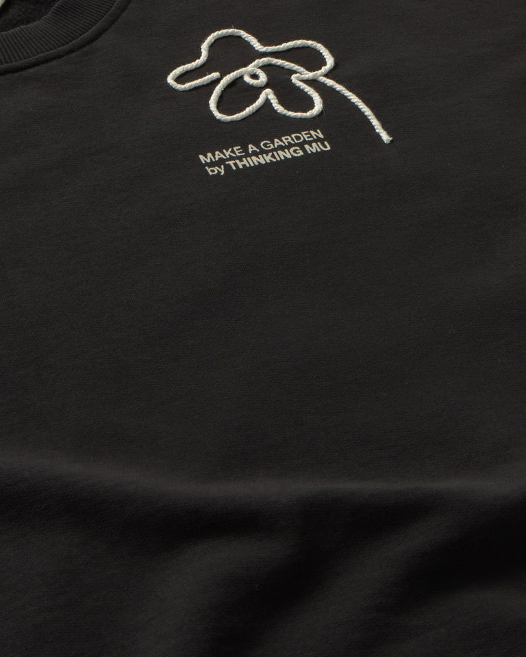 Sweatshirt Jimena Jimena Flower Ro Black