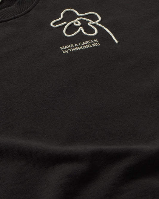 Sweatshirt Jimena Jimena Flower Ro Black