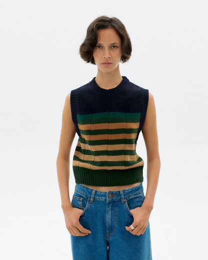 Vest Sherry Multi-Green