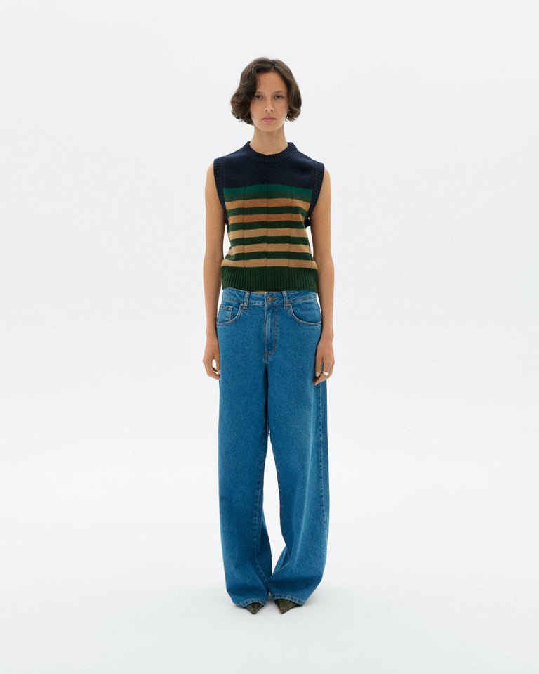 Vest Sherry Multi-Green