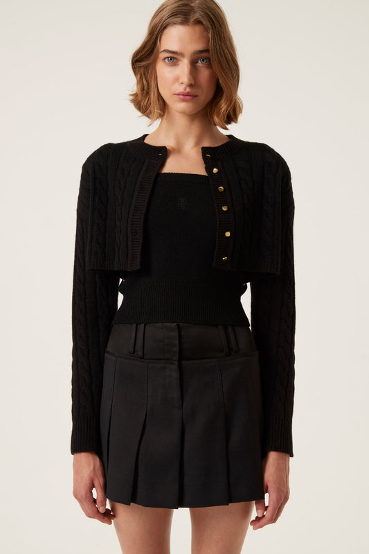 TRESSE | Messamo Wool Twin Set - Black