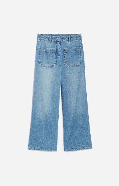 Vanessa Bruno | Helias Straight Cropped Jean - Indigo-Clair