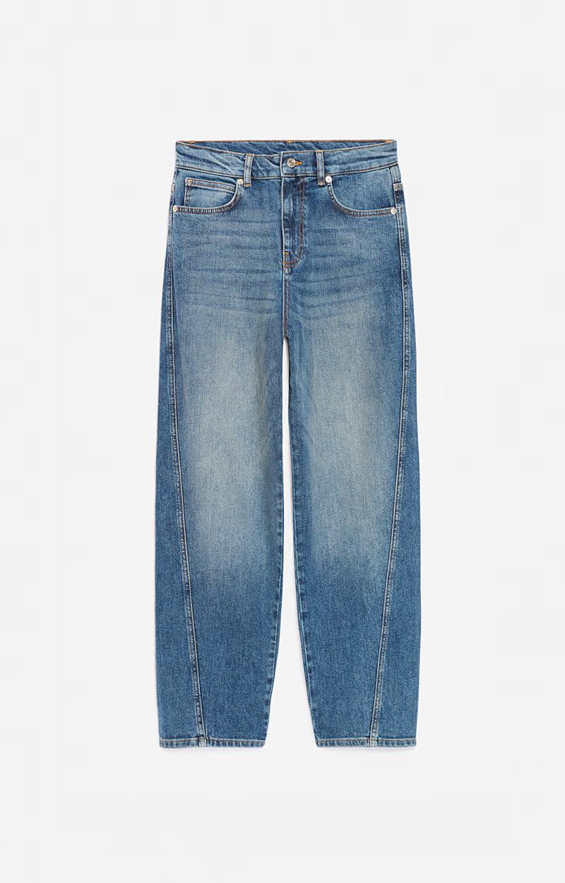 Vanessa Bruno | Caleb Barrel Cropped Jeans - Bleu-Gris