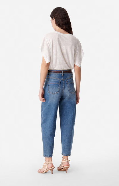 Vanessa Bruno | Caleb Barrel Cropped Jeans - Bleu-Gris