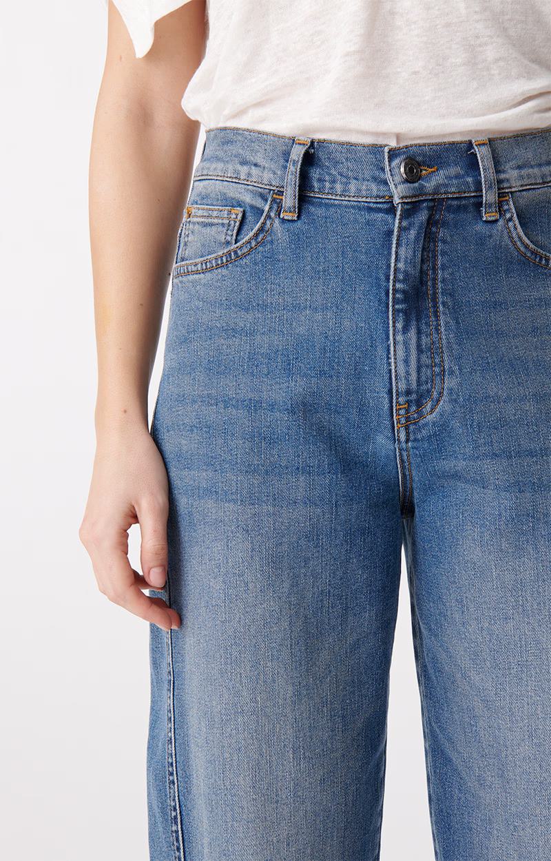 Vanessa Bruno | Caleb Barrel Cropped Jeans - Bleu-Gris