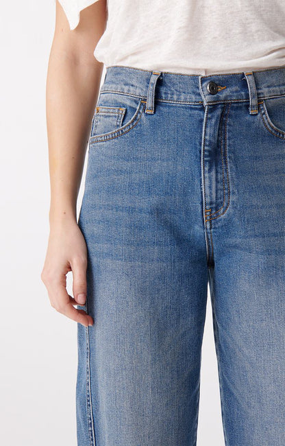 Vanessa Bruno | Caleb Barrel Cropped Jeans - Bleu-Gris