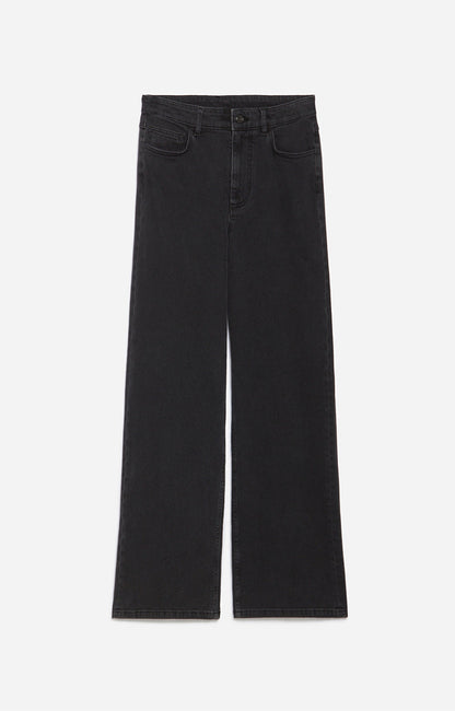 Vanessa Bruno | Bilbao High-Rise Wide Leg Jeans - Black