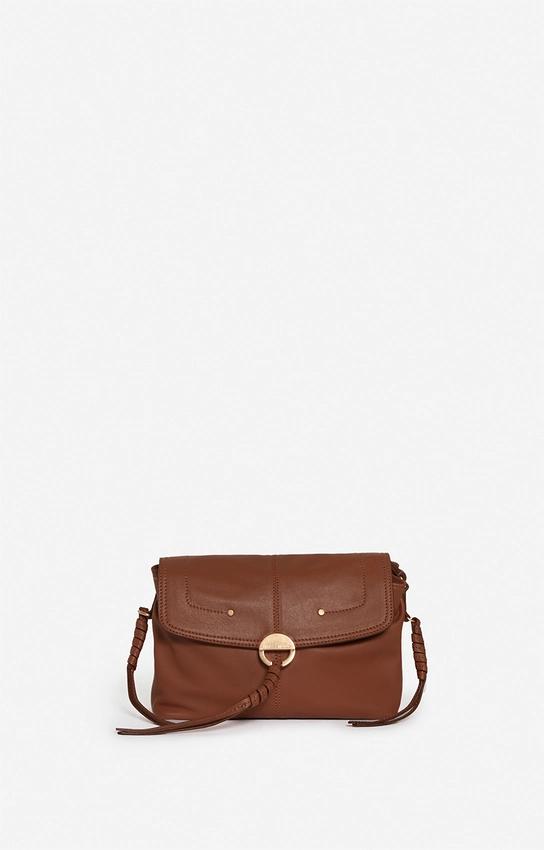 Vanessa Bruno | Othilia Flap Shoulder Bag - Lambskin Havane
