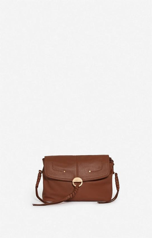 Vanessa Bruno | Othilia Flap Shoulder Bag - Lambskin Havane