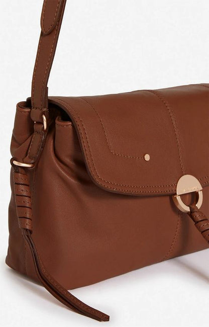 Vanessa Bruno | Othilia Flap Shoulder Bag - Lambskin Havane