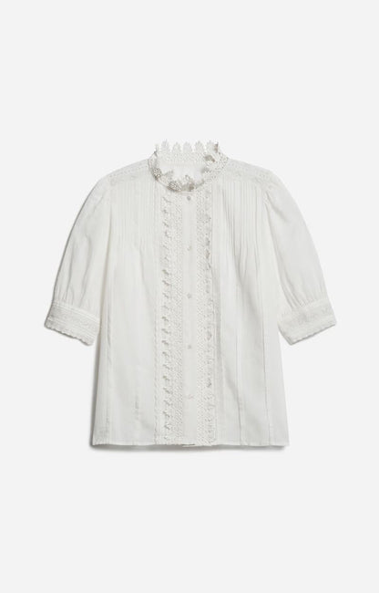 Vanessa Bruno | Arseneneo Embroidered Cotton Blouse - White