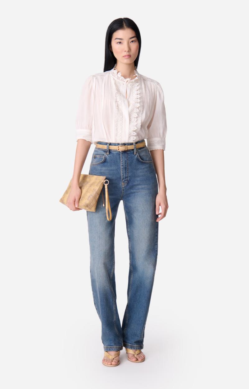 Vanessa Bruno | Arseneneo Embroidered Cotton Blouse - White
