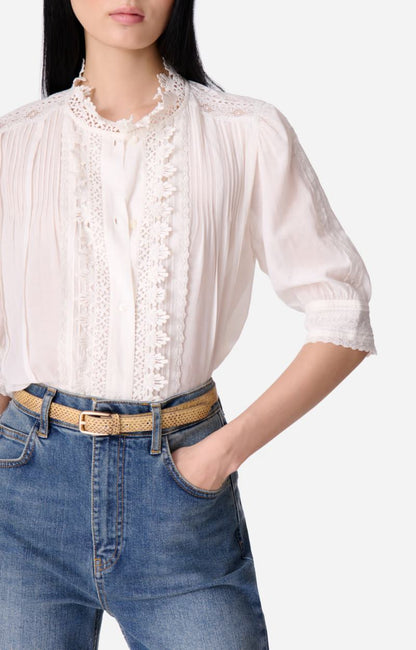 Vanessa Bruno | Arseneneo Embroidered Cotton Blouse - White