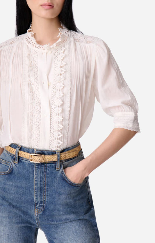 Vanessa Bruno | Arseneneo Embroidered Cotton Blouse - White