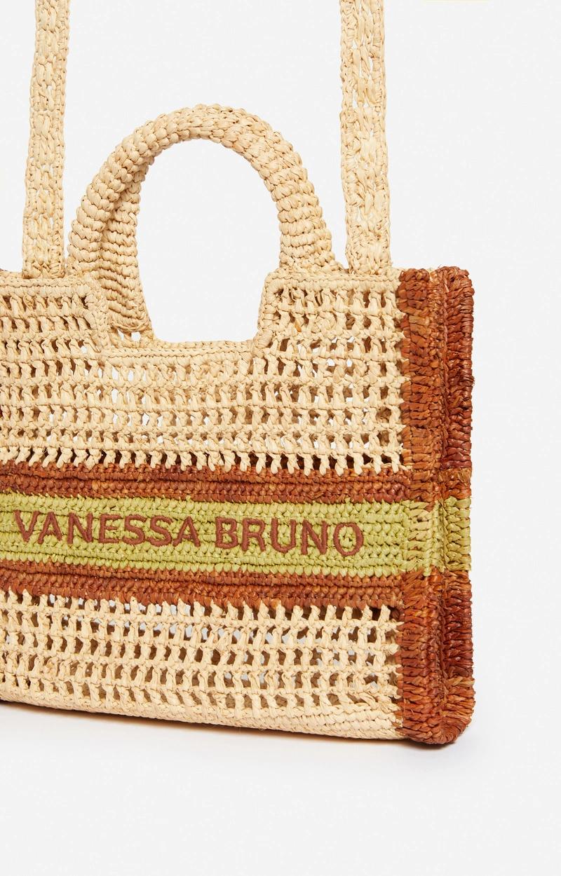Vanessa Bruno | Beach Bag - Raffia Tote Biscuit